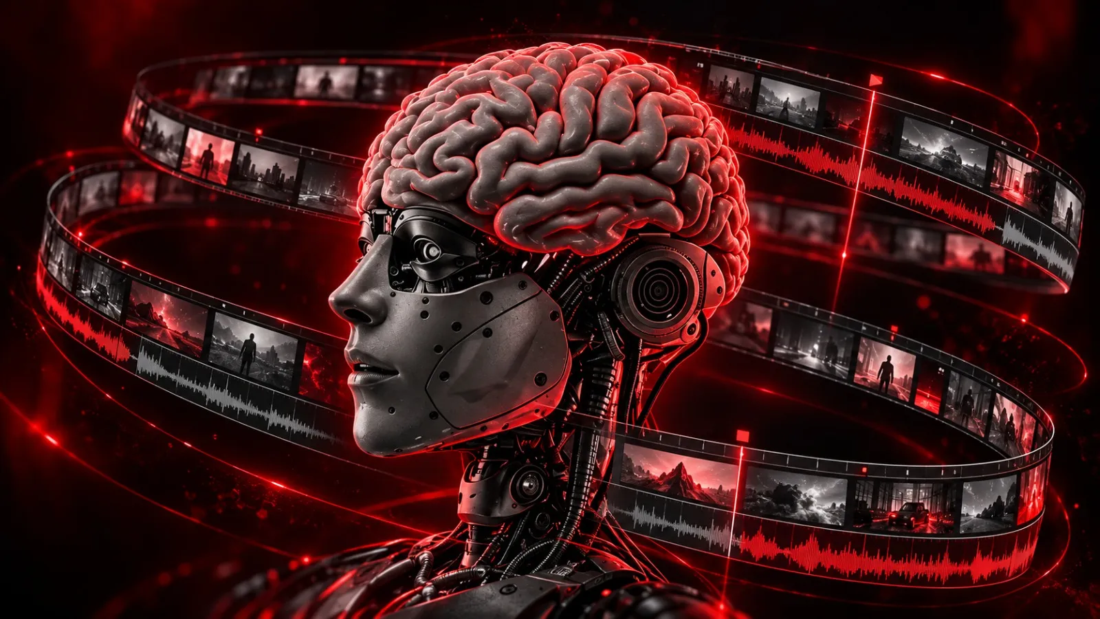 AI-powered video production technology in action